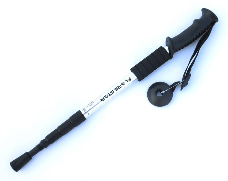 Băț de trekking telescopic din aluminiu pentru drumeții_voghion.com