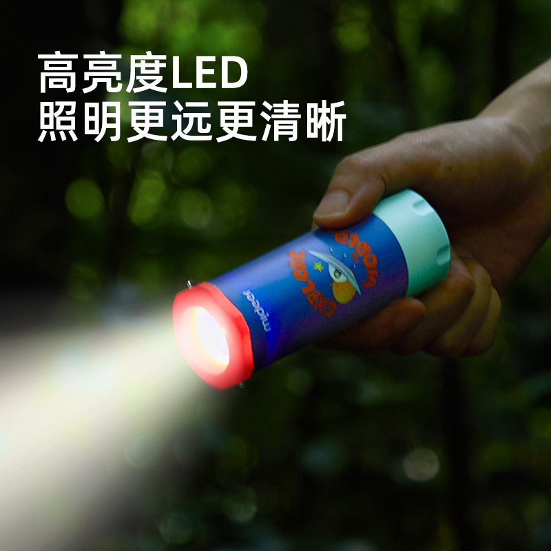 Mideer Milu 子供用小型懐中電灯は多機能で目に優しく、ポータブルで小型の照明でキャンプに最適です。|undefined