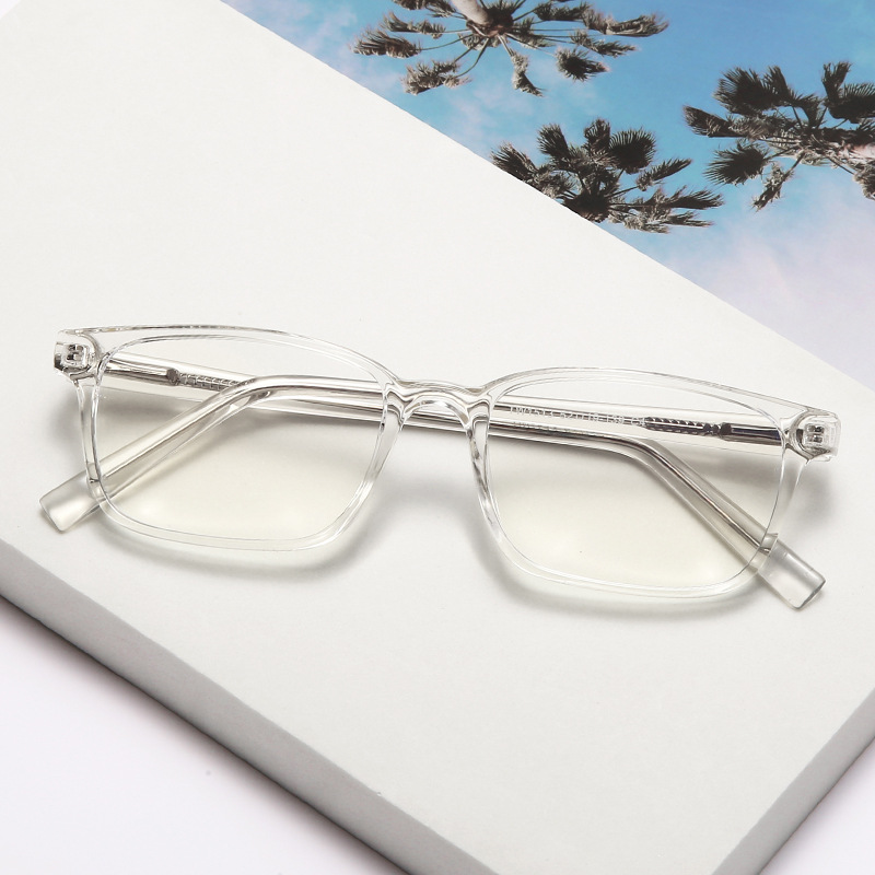 防蓝光方框眼镜框复古TR2021新款眼镜架网红韩版女士潮流平光镜