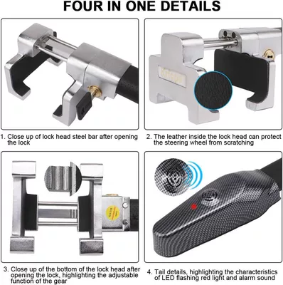 Car lock alarm anti-theft car lock