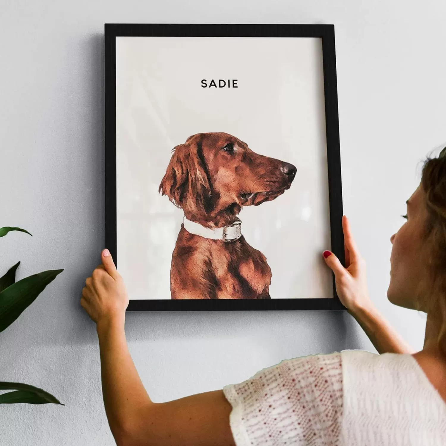 Скандинавская простая Милая декоративная живопись для домашних животных, Современная квартира B & B, роспись для гостиной