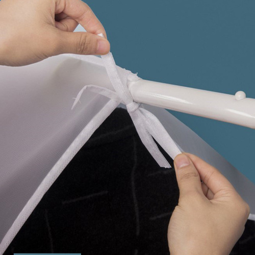 Clothing Dust Cover Open Style Clothing Storage Dust Bag Overcoat Cover Coat Rack Hanging Organizing Set Dust Cover Cover Towel