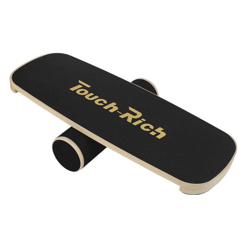 Tablero de entrenamiento rodillo de madera de alta dificultad tablero de entrenamiento de fitness en casa yoga deportes tablero de Yoga de madera tablero de equilibrio