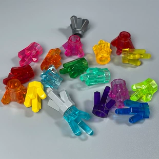 Конструктор MOC из мелких деталей: руда кристаллы самоцветы