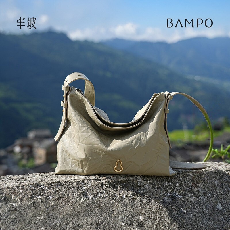 Bampo Semi-Slope Soft Leather Tote Bag in Medium and Small Sizes, High-End Cowhide Tote Bag for Commuting, Single Shoulder Crossbody Underarm Hobo Bag Bampo Semi-Slope Soft Leather Tote Bag in Medium and Small Sizes, High-End Cowhide Tote Bag for Commuting, Single Shoulder Crossbody Underarm Hobo Bag