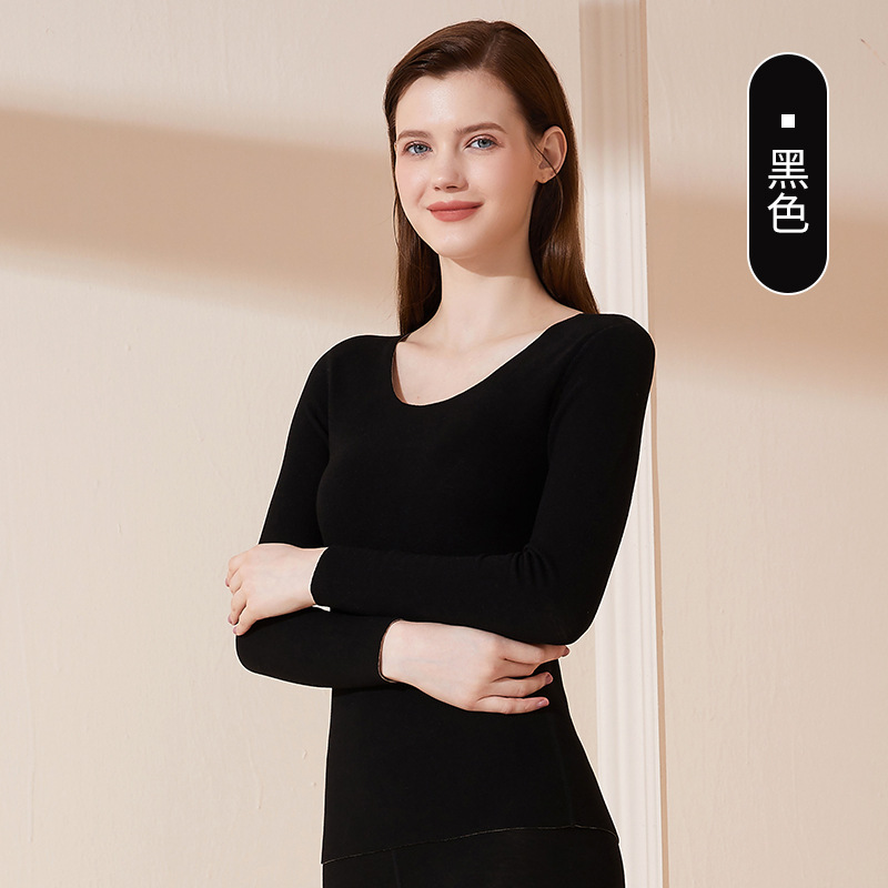 A級デロンカシミヤシルク蓄熱シームレス保温下着セット カップル向け 秋冬10A抗菌秋服秋パンツ