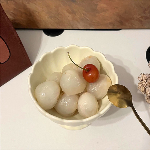 Ice cream bowl, ice cream dessert cup, cream style internet celebrity tableware, tall shaved ice dessert, soft ice pudding bowl