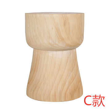 Taburetes de madera de tronco de alojamiento nórdico taburetes de madera maciza taburetes de asiento taburetes de madera maciza