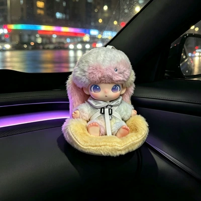 doll safety seat, car – Car ornaments - suitable-for-su7yu7shangjie-z7xiaopeng-l03-models-excluding-dolls-yellow-plush-seat