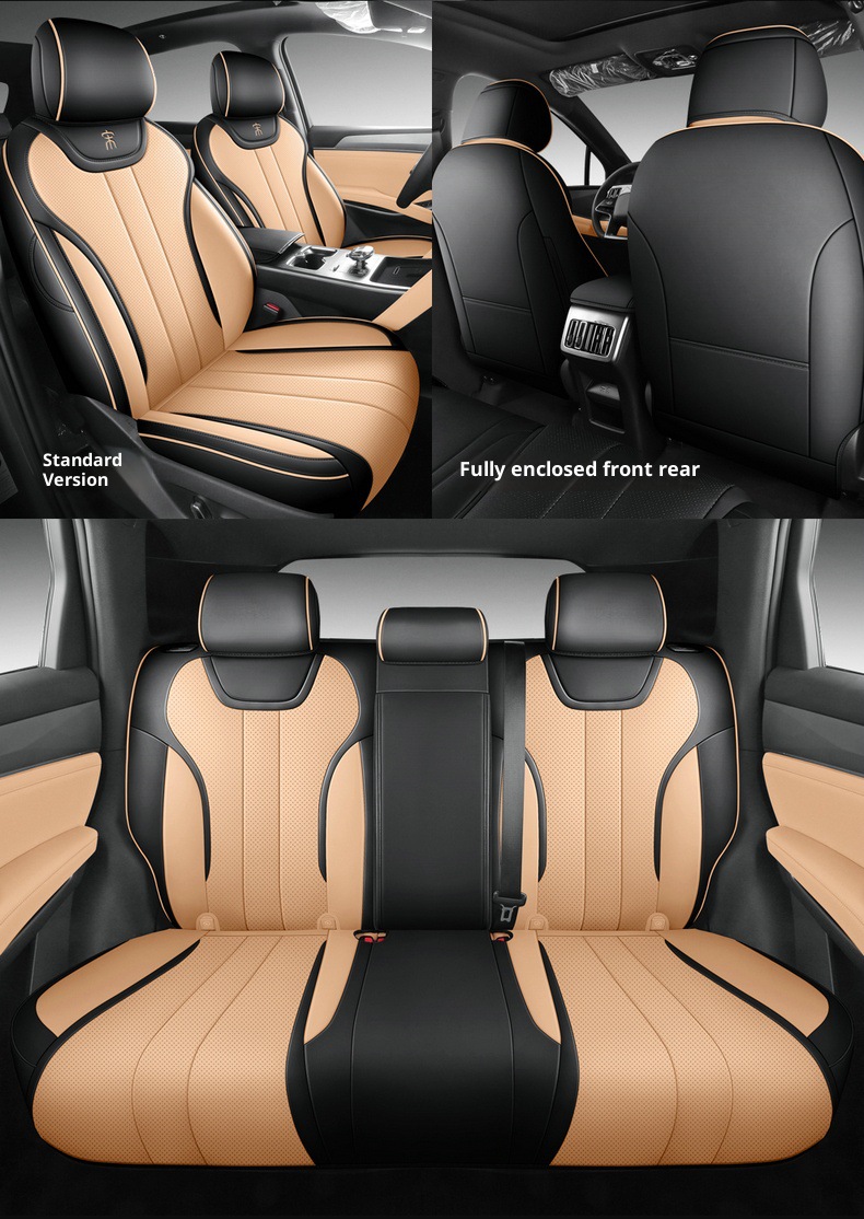 New Model Second-Generation Song Prodm-I Full Leather Car Seat Covers for Overseas Right-Hand Drive Vehicles, Cross-Border Full-Cover Car Seat Cushions