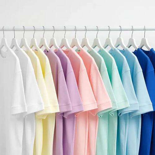 Xinjiang cotton 300g summer American fashion brand men's and women's clothing heavy couple's short-sleeved T-shirt casual half-sleeve top