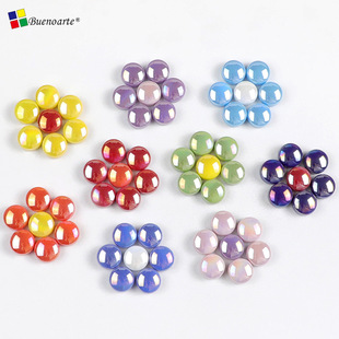 Round Small Jade Mosaic 1.2cmdiy Personality Handmade Decorative Material Bulk Mixed Puzzle