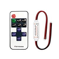 ♔ RF11 ключ монохромный контроллер монохромная световая полоса 5-12 В RF пульт дистанционного управления светодиодная декоративная живопись с затемнением