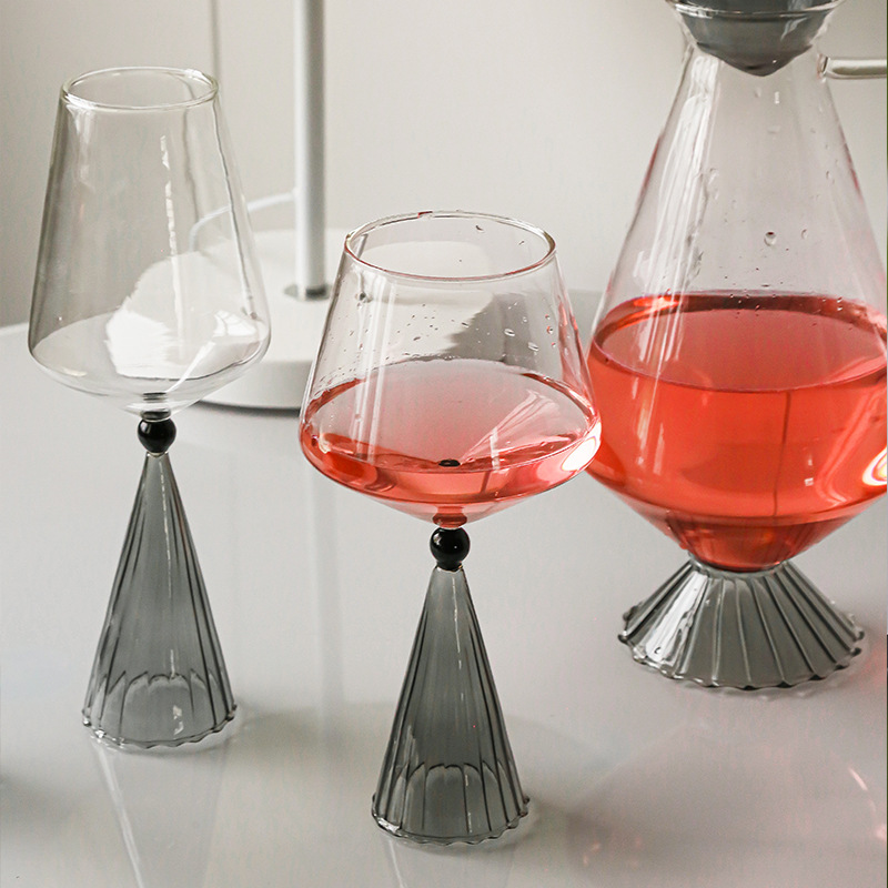 Juego de copas de vino de Borgoña de alta gama, decantador, caja de regalo para bodas en casa