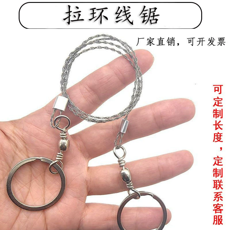 Открытый канат выживания пила проволочная пила 4 шнура проволочная пила