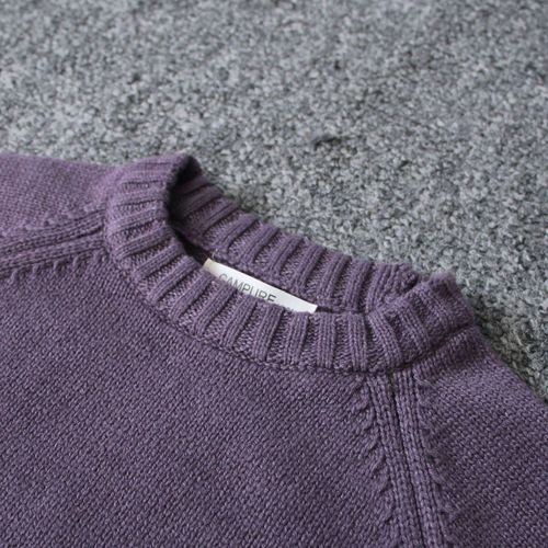 Close your eyes and enter ~ Spring and Autumn Children's Sweater Korean Style Men's and Women's Knitted Retro Pullover Raglan Jacket Loose Cotton