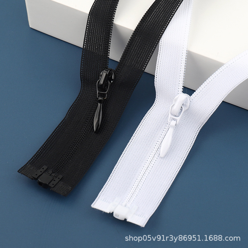No.3 Single Open Reverse Nylon Teeth Zipper Lace Open Tail Open Pocket Dark Chain Pull Clothes Jacket Pants Zipper No.3 Single Open Reverse Nylon Teeth Zipper Lace Open Tail Open Pocket Dark Chain Pull Clothes Jacket Pants Zipper