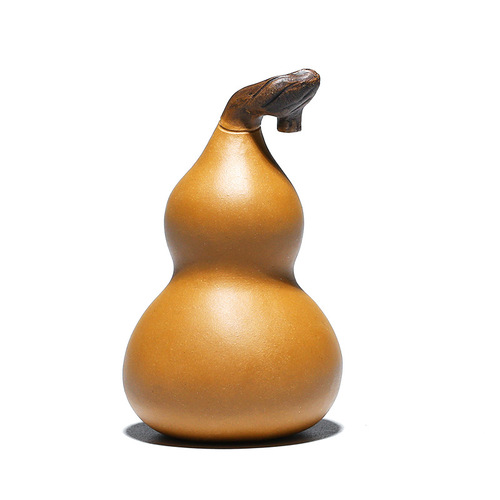 Place of Origin Yixing Zisha Tea Pet Fulu Little King Kong Simulation Gourd Ornament Fruit Can Be Raised Sculpture Tea Play Handle Piece