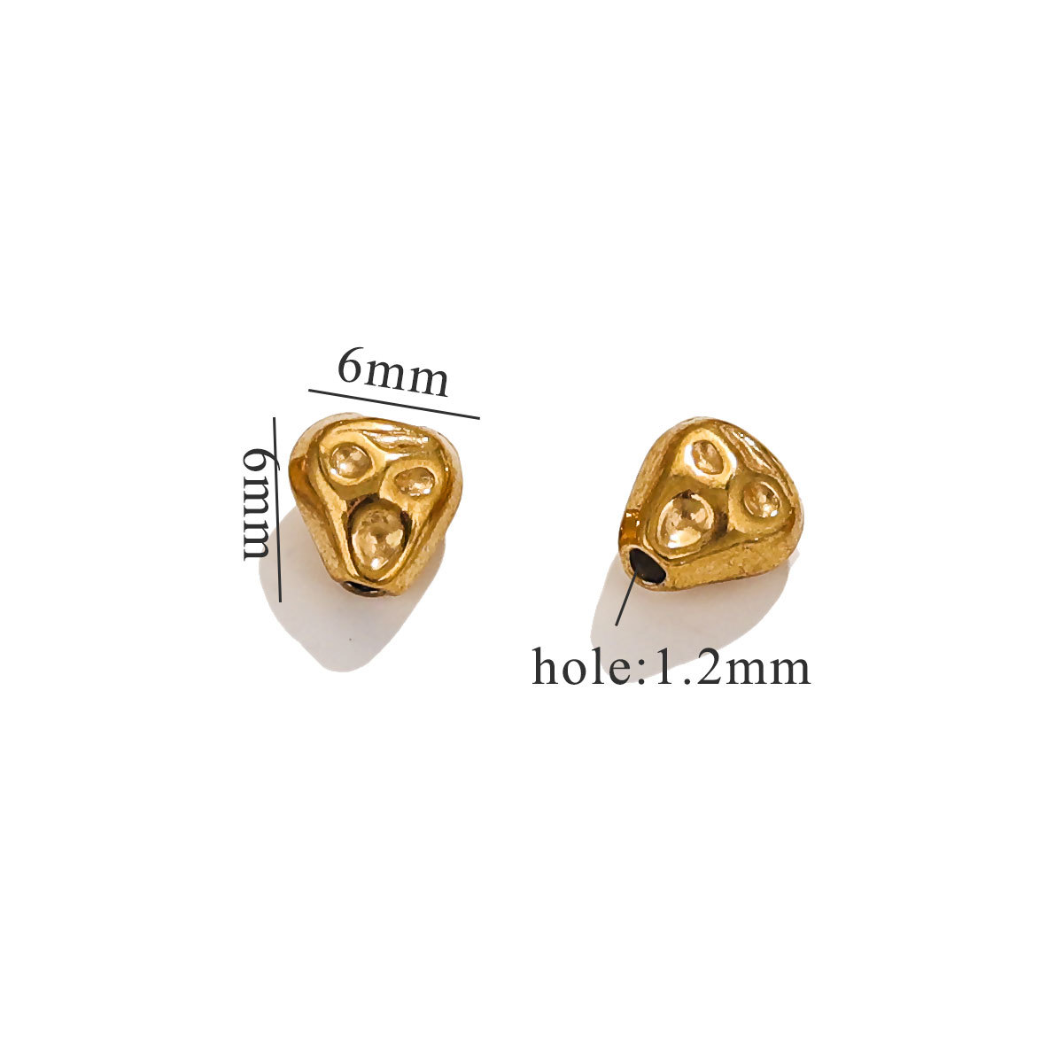 Acero inoxidable barroco viento cuentas cuentas de acero de titanio de Europa y América DIY collar de pulsera accesorios impermeables