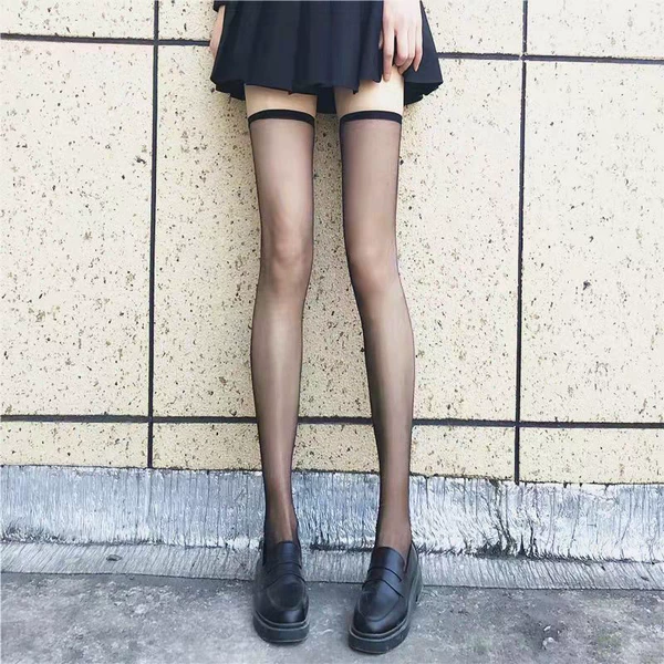 Black knee socks