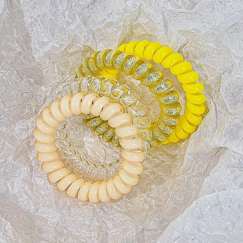 Línea telefónica bucle de cabello red 2025 nuevo cabello atado correa de cabello sin marcas cuerdas de cabello de alta sensación coreana bucle de cabello tocado