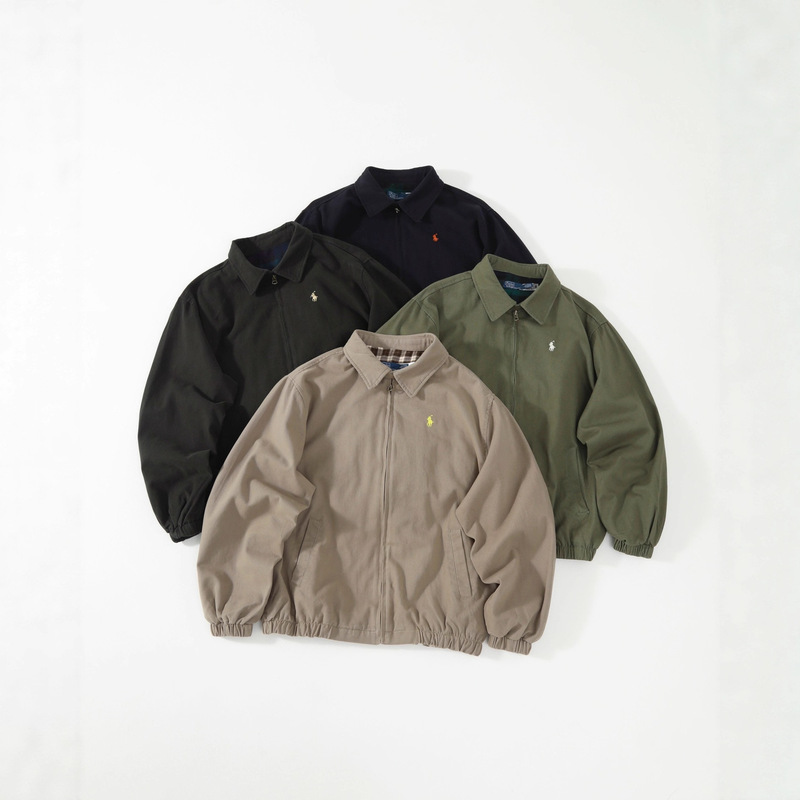 跨境Ralph Lauren/拉夫劳伦 美式古着经典翻领老干部复古夹克外套|undefined