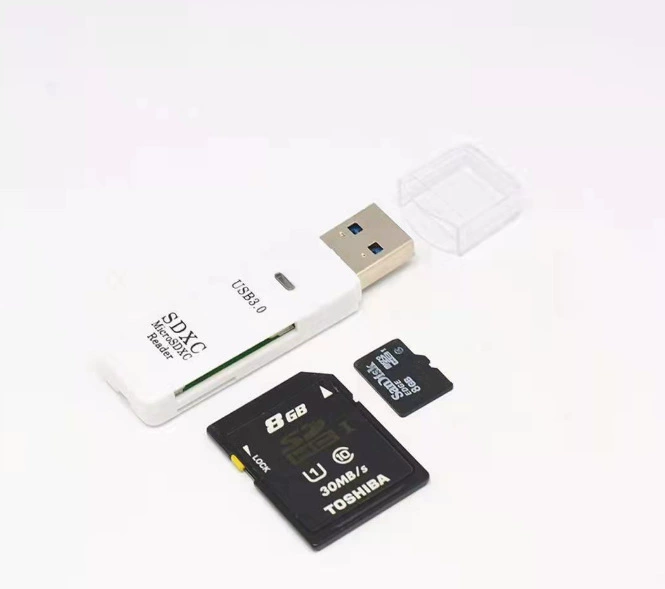 3.0usb two -in -one card reader TF card reader SD card reader dual color reader