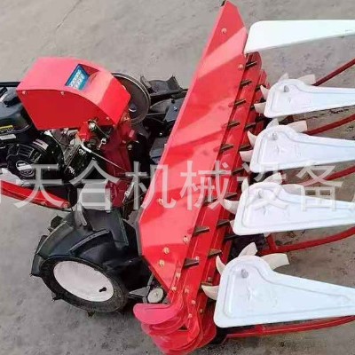 手推式小麦玉米秸秆收割机 农田秸杆芦苇割晒机 多功能割倒机