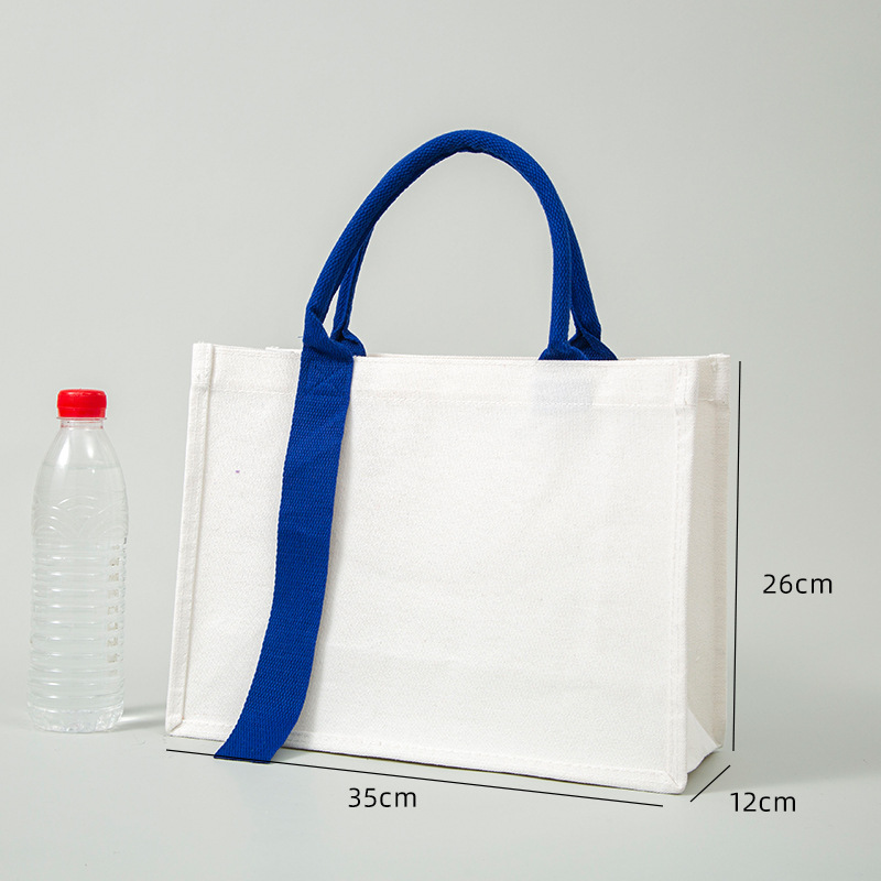 批发帆布袋订 制印学校企业会展宣传立体托特包订 做手提包