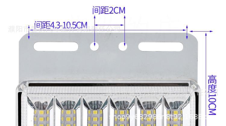 12V 24V Truck Reversing Light Super Bright Trailer Width Indicator Floor Lamp Waterproof Car Led Side Light Tire Light Waist Light