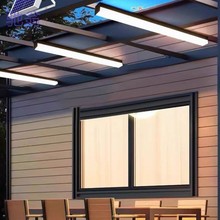G3s太阳能阳台吸顶灯玻璃阳光房灯户外防水走廊顶灯长条屋檐雨棚