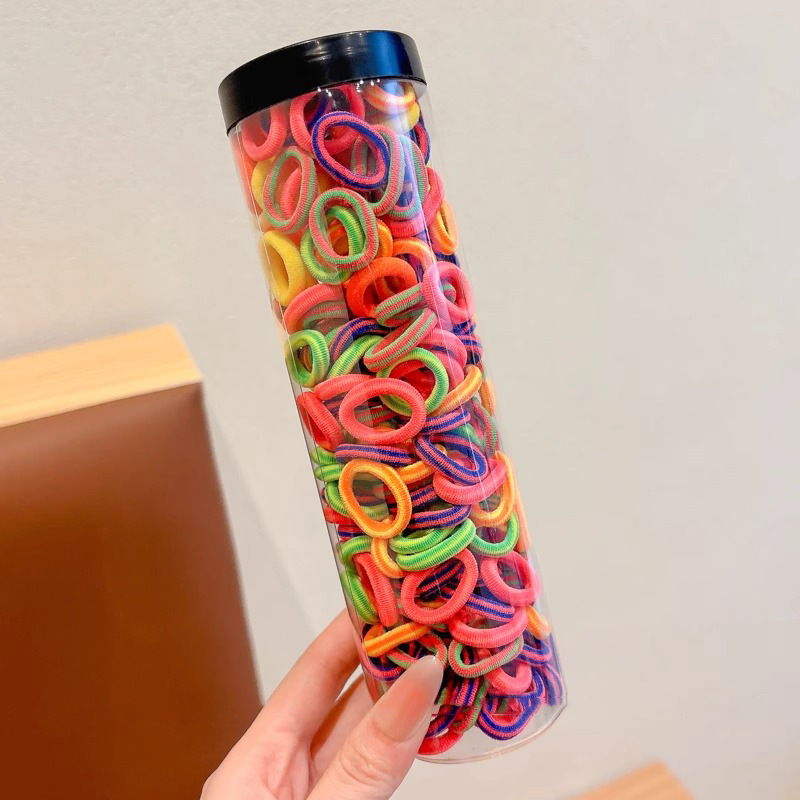 Cola de caballo para niños, lazo para el cabello para el pulgar, banda de goma alta elástica y duradera, el bebé no daña el cabello, cuerda para el cabello, menos cabello, cuerda para el cabello, accesorios para el cabello