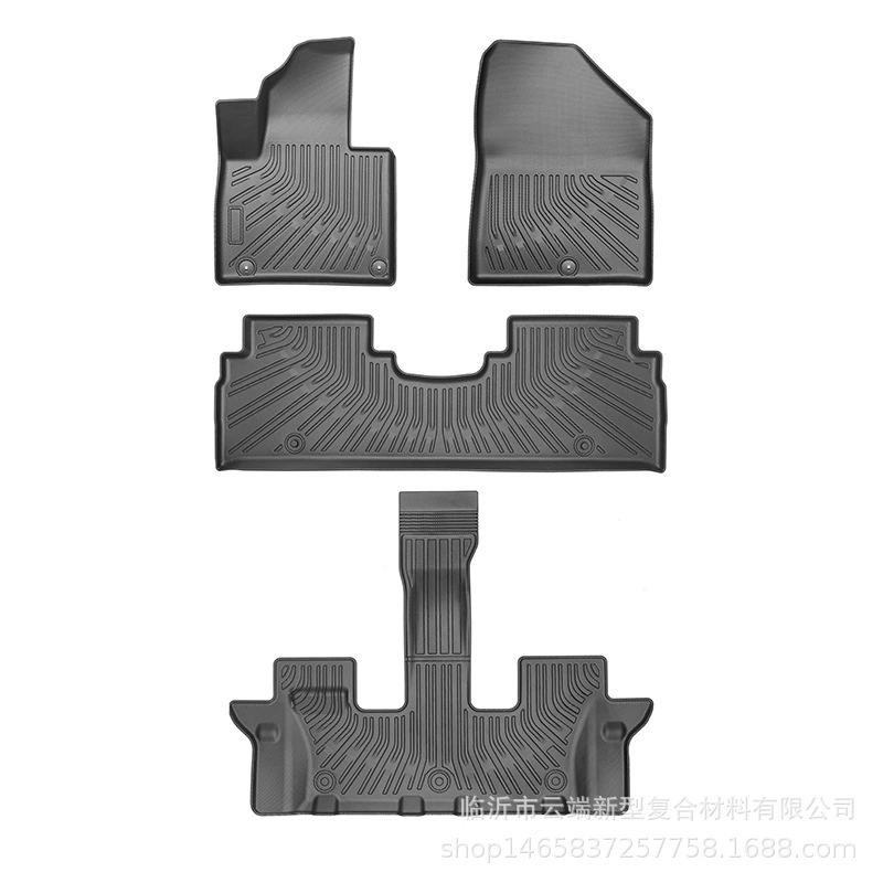 Подходит для Kia Sorento 2016-2020, 3D, всепогодный материал TPE, напольный коврик, коврик в багажник