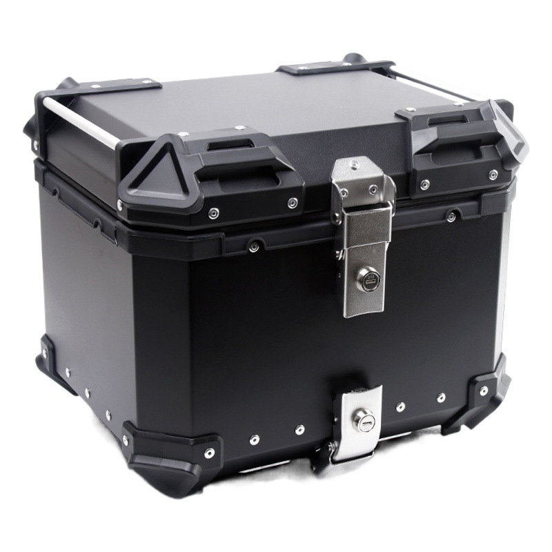 BK motocicleta maletero equipaje de almacenamiento de gran capacidad de coche eléctrico tronco de becerro scooter de aleación de aluminio tronco