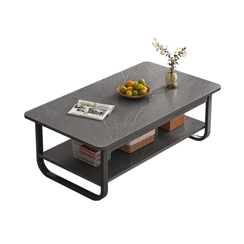 Mesa de té sala de estar pequeña casa pequeña mesa de alquiler simple sofá moderno simple mesa de té 2024 nuevo