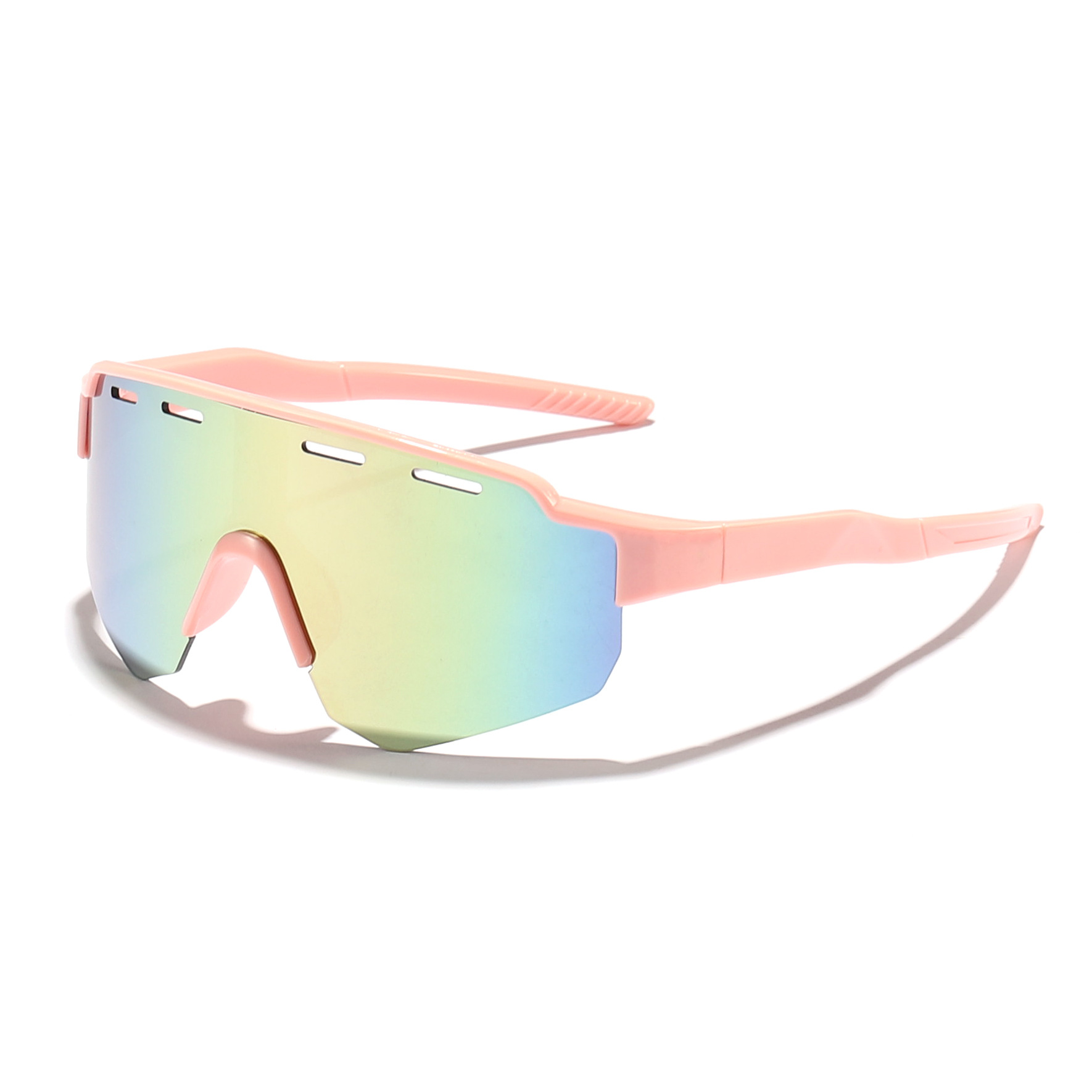 Nuevo estilo transfronterizo para niños, ciclismo al aire libre, gafas deportivas a prueba de viento y geniales, gafas de sol anti-ultravioleta de montura grande para niños y niñas
