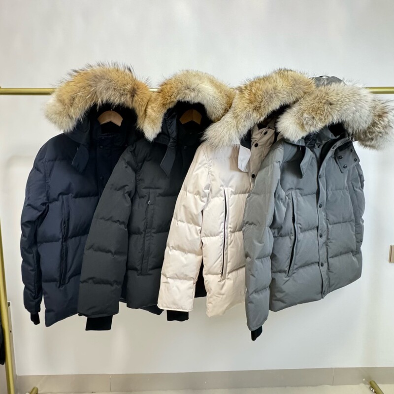 29 #   Wyndham Parka Jacket with Fur and Badge, Wyndham down Jacket, Warm Coat