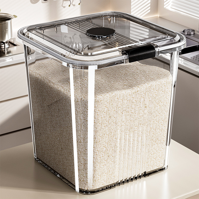 Rice bucket household insect-proof moisture-proof sealed barrel rice…