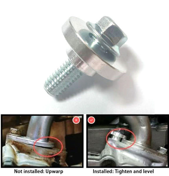 Billet Aluminum Steering Barbell Oil Limiter Three-Piece Set