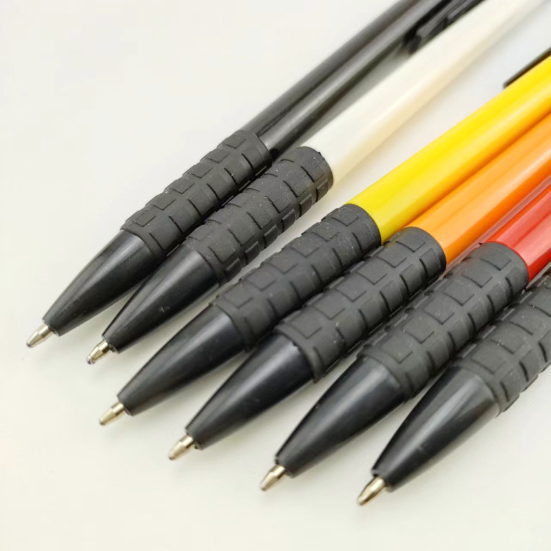 Honshun 空ポールプレスボールペンスパイラルハンドガード学生ユニバーサルラウンドオイルペン弾丸ヘッド 0.7 ボールペン卸売|undefined