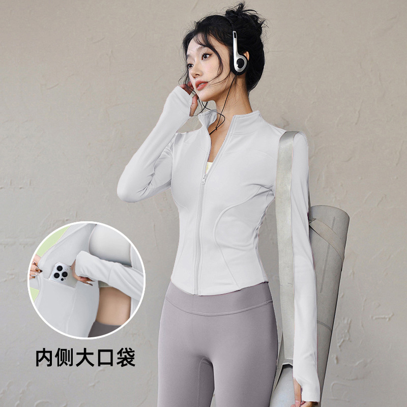 巨显瘦外套女lulu瑜伽服上衣速干户外运动跑步普拉提健身服套装|undefined