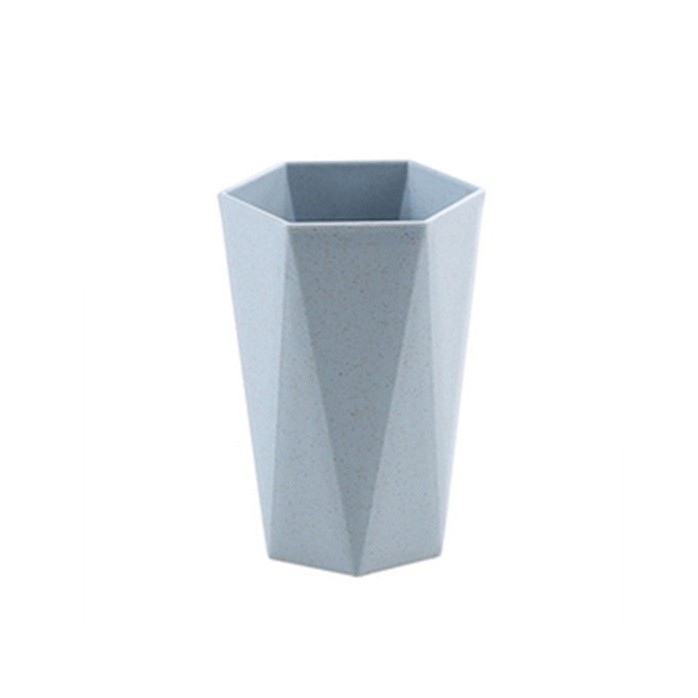 Set de gobelets à dents en paille de blé support diamant maison_voghion.com