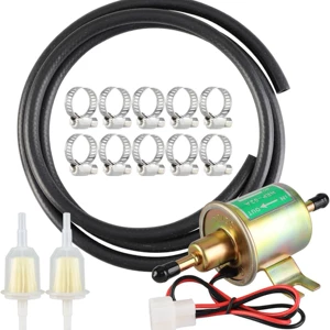 Universal 12V elektron dizel yanacaq nasosu Hep-02A, boru filtri dəsti