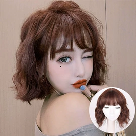 真发假发;假发片;假发马尾