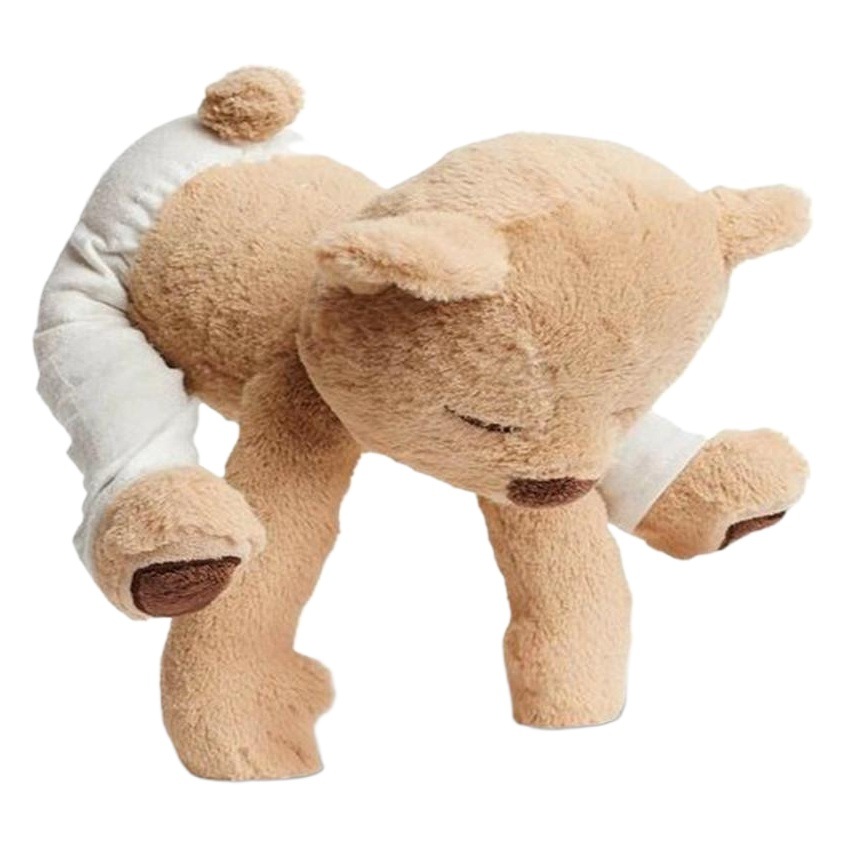 Lindo ins Yoga Oso muñeca de peluche de juguete de peluche oso creativo variedad forma marrón conjunto oso