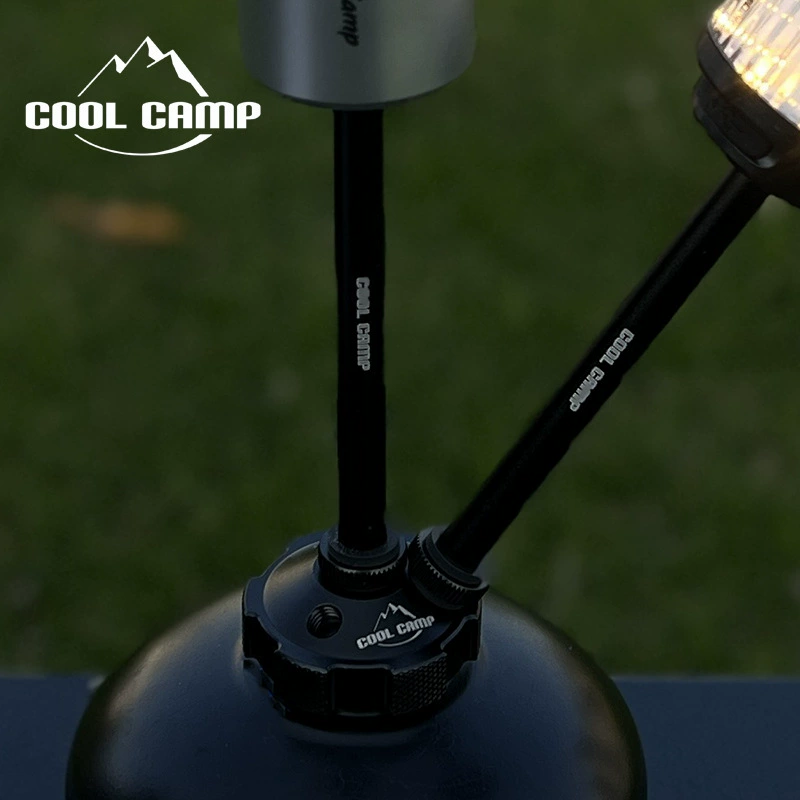 COOLCAMP открытый кемпинг газовый танк крышка из алюминиевого сплава световой каркас световой столб многофункциональная магнитная подвесная застежка база для кемпинга