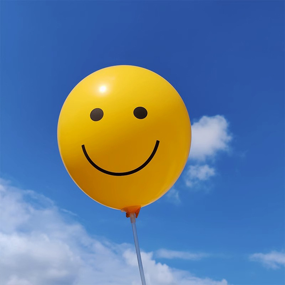 Simple Style Smiley Face Emulsion Party Birthday Festival Balloons display picture 2