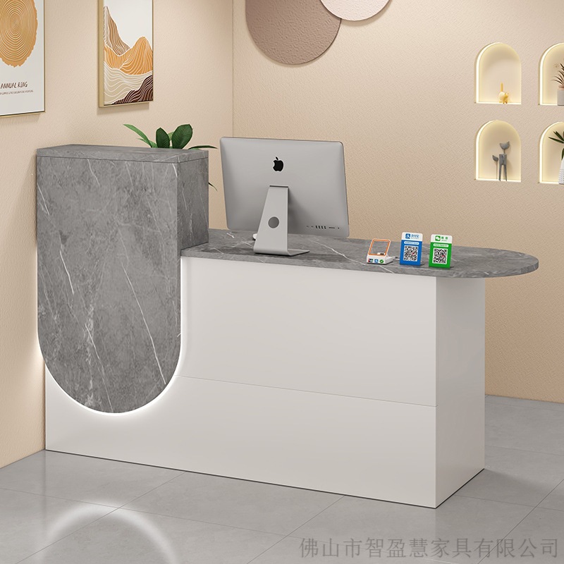 Cashier counter, bar counter, company reception desk, supermarket, barber shop, clothing store, small bar counter, simple modern cashier counter