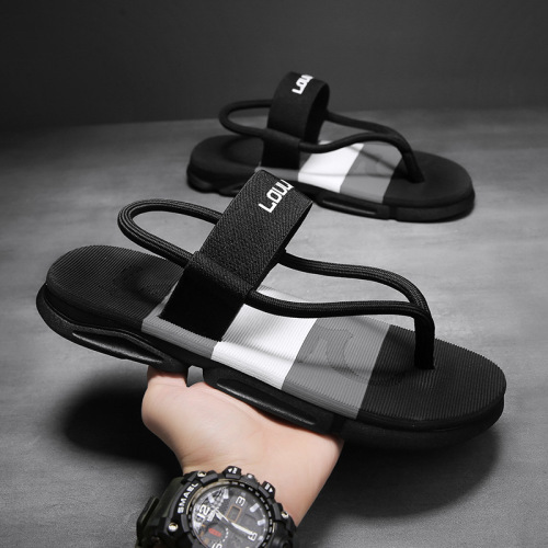 Cross-border sandals men's 2024 summer flip-flops men's beach flip-flops outdoor fashion sandals