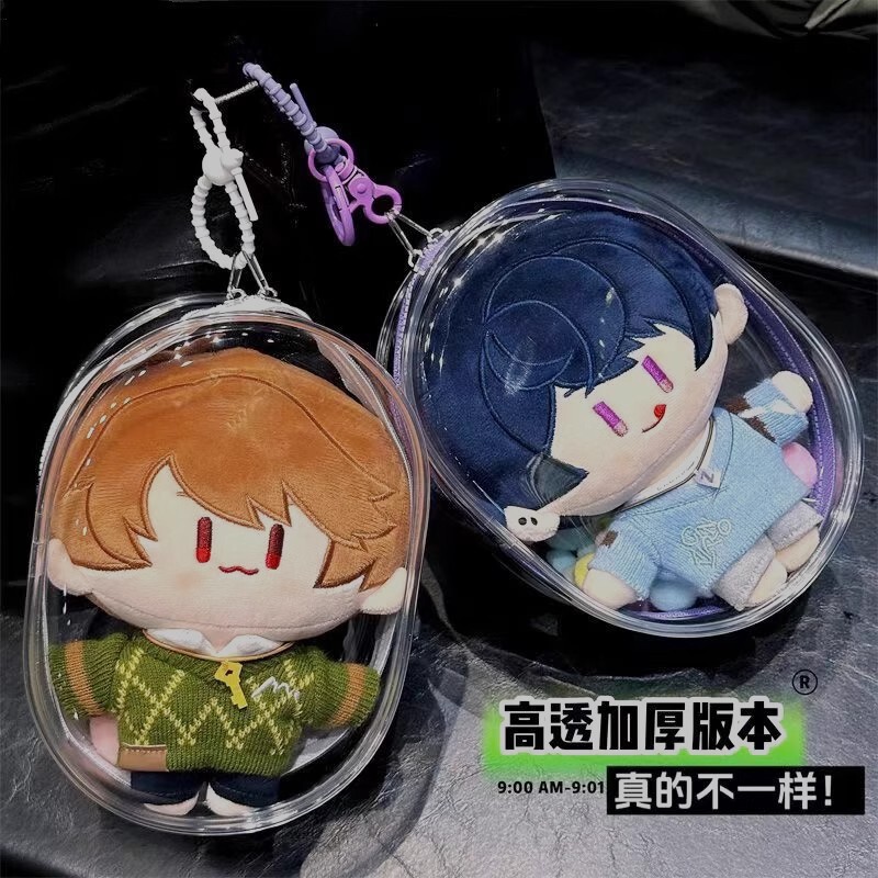 Labubuエナメル保護カバー綿人形ストラップパーティー痛みバッグ透明散歩人形15cm20防塵布|undefined